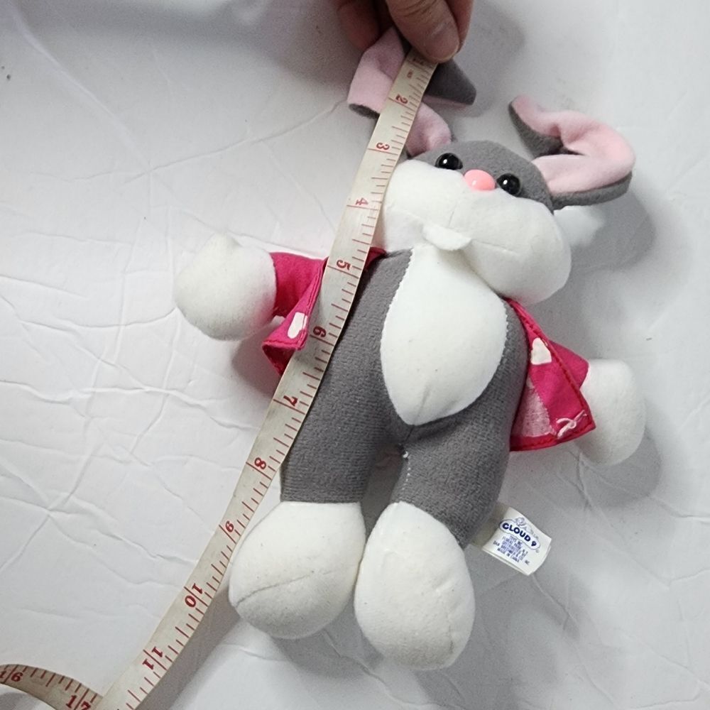 Vintage Cloud 9 Stuffed Easter Bunny Rabbit Posable Ears Dan Brechner LTD